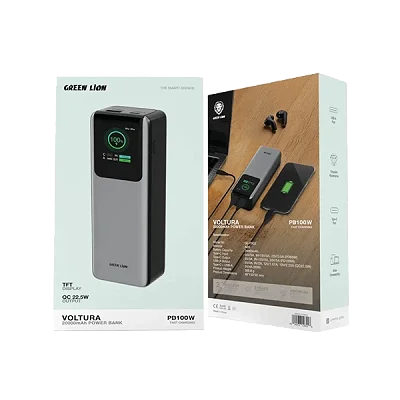 Green Lion Voltura 20000mAh Power Bank PD100W