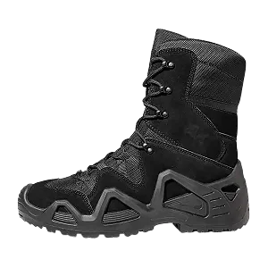 Waterproof Hiking Shoes Men High-top Boots - Black