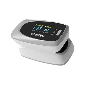 Pulse oximeter fingure tip - white